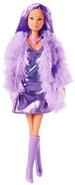 Simba Steffi Love Fluffy, Puppe im G&uuml;rtelkleid mit Felljacke und tollem