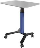ESMART EAX-131 BB 90 x 60 cm Blau Ergonomischer Steh-Sitz-Pult-Schreibtisch Stufenlos
