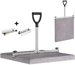 LANGFIT&reg; Plattenheber 30 bis 62cm SET - R&uuml;ckenfreundlich durch extra langen Griff -