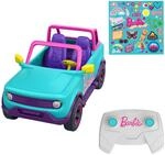 Hot Wheels Ferngesteuertes Auto, Barbie Ferngesteuerter SUV mit Aufklebern, kann 2