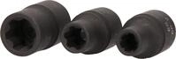 KS Tools 911.0895 1/2' RIBE&reg;-Kraft-Stecknuss-Satz, kurz, 3-tlg