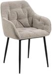 AC Design Furniture Bentley Armlehn-Esszimmerst&uuml;hle mit R&uuml;ckenlehne 2er-Set,
