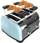 Cecotec Vertikaler Toaster Toastin' time 1700 Double Blue, 1700W, Doppelter kurzer