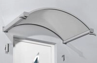 Gutta Rundbogenvordach NO-160 Klar Edelstahl 7210133