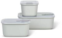 Mepal &ndash; Frischhaltedosen set 3-teilig EasyClip &ndash; Sch&uuml;ssel mit Deckel &