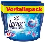 Lenor Waschmittel PODS All-in-1, 76 Waschladungen, Aprilfrisch, Color Waschmittel,