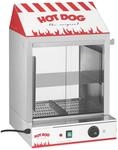Royal Catering Hot Dog Maker aus Edelstahl f&uuml;r bis 200 W&uuml;rstchen & 50 Br&ouml;tchen