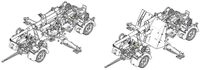 Trumpeter - 1/35 8,8 cm Flak 36/37 - Plastikmodellbausatz, Wei&szlig;