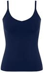 Sloggi Damen Sloggi Zero Feel 2.0 Spaghetti Top, Navy Blue, S