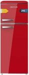 Cecotec Bolero CoolMarket 2D Origin 215 Red E K&uuml;hlschrank 2 T&uuml;ren Retro 215 L H&ouml;he