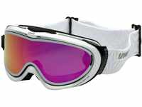 uvex Unisex-Erwachsene Comanche TOP Skibrille, White/pink, Einheitsgröße