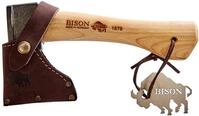 Bison 1879 Trekkingbeil, Minibeil, Outdoorbeil, 500 gr., handgeschmiedet f&uuml;r Camping