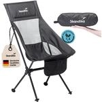 Skandika Campingstuhl Compact bis 150 kg belastbar | Camping Stuhl, Anglerstuhl,