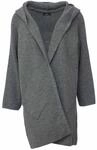 Zwillingsherz Strickjacke Cardigan f&uuml;r Damen - Hochwertiger Mantel &Uuml;berwurf warm