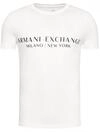 A?X Armani Exchange Herren Short Sleeve Milan New York Logo Crew Neck T-Shirt,