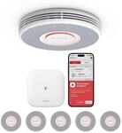 X-Sense Smarter Rauchmelder WLAN mit Sprachausgabe und 17 Standorten, Feuermelder,