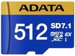 Premier Extreme microSDXC 512 GB (blau/gelb, SD Express, UHS-I U3, Class 10,...