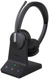 Yealink WH64 DECT & Bluetooth Dual UC Zoom Kabelloses Headset,