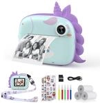 HiMont Kinderkamera Sofortbildkamera, Digitalkamera f&uuml;r Kinder mit Druckpapier & 32G