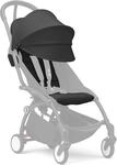 Stokke YOYO 6+ Farbpaket, Black - Nur Textilien: Sitzpolster, ausziehbares Verdeck &