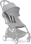 Stokke YOYO 6+ Farbpaket, Stone - Nur Textilien: Sitzpolster, ausziehbares Verdeck &