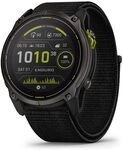 Garmin Unisex Enduro&trade; 3 Solar GPS Uhr, schwarz-carbongrau Titan DLC, OneSize