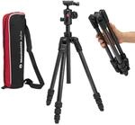 Manfrotto Befree Advanced AS, Kamerastativ, Drehverschluss, kompatibel mit