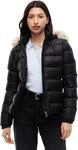 Tommy Jeans Damen Pufferjacke Basic Hooded Down Jacket mit Kapuze, Schwarz...