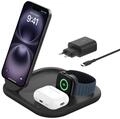 Belkin BoostCharge Ladeger&auml;t induktive 3-in-1 Ladestation Qi2, 15 W, klappbar