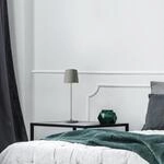 Lightbox LED Tischlampe f&uuml;r Innen & Au&szlig;en | 37 cm / 23 cm H&ouml;he, &Oslash; 10 cm | matt