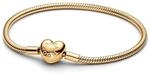 PANDORA Moments Schlangen-Gliederarmband mit Herz-Verschluss 563050C00 Damenarmband