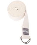 Yogagurt ASANA BELT mit Metallverschluss, abgerundeter Schiebeverschluss, Yoga Gurt