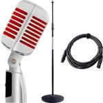 Pronomic DM-66R Dynamisches Mikrofon Set - Vocal-Mikrofon f&uuml;r Sprache und...