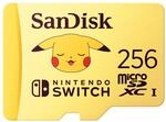 SanDisk SDSQXAO-256G-GN6ZK microSDXC-Karte, lizenziert f&uuml;r Nintendo Switch,