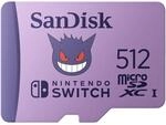 SanDisk Pokemon Nintendo Switch 512GB MicroSDXC Memory Card
