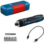 Bosch Professional Akkuschrauber Bosch GO 3 (inkl. 8-teiligem Bit-Set,...