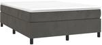 vidaXL Boxspringbett mit Matratze Doppelbett Polsterbett Bettgestell Bett Hotelbett