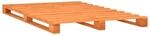 vidaXL Palettenbett Braun Massivholz Kiefer 120&times;200 cm