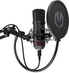 ENDORFY Solum USB Kondensatormikrofon f&uuml;r Streaming und Podcasts, Niere, Studioarm,