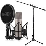 Rode NT1 5th Generation XLR USB Studio-Mikrofon + keepdrum Mikrofonst&auml;nder