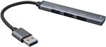 USB-A Hub 3.0-4-Fach - Aluminium - 1 USB-C 3.0-Buchse - 3 USB-A 2.0-Anschl&uuml;sse -