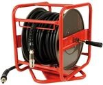 M&uuml;llner Druckluft-Schlauchtrommel 30 m PVC-Hybrid 29P 8x12 mm Rot