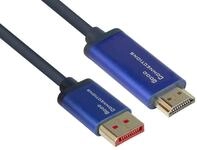 Good Connections SmartFLEX DisplayPort 1.4 an HDMI 2.0 Kabel - 4K UHD @60Hz RGB...