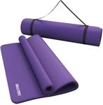 GORILLA SPORTS&reg; Yogamatte - 190x60x1,5 cm oder 190x100x1,5 cm, mit Tragegurt,