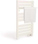 CREATE / WARM Towel 500W / Elektrischer Badheizk&ouml;rper Wei&szlig; mit Regal / 96,9x5x55cm