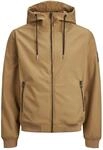 JACK & JONES Herren JJEBASIC Softshell Hood NOOS Kurzjacke, Otter,S