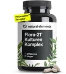 natural elements Flora 21&reg; Kulturen Komplex &ndash; 21 Bakterienst&auml;mme + Bio Inulin &ndash;