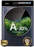 CHiQ Waschmaschine 10 kg, EEK A-30%, LED-Touchscreen, 1400 U/M