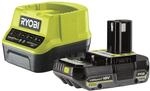 RYOBI 18 V Akku-Starter-Set RC18120-120CG (1x 2,0 Ah Lithium+ Akku, Schnellladeger&auml;t