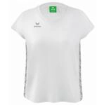 Erima Damen Essential Team Sport T-Shirt (2082216), wei&szlig;/Monument Grey, 44